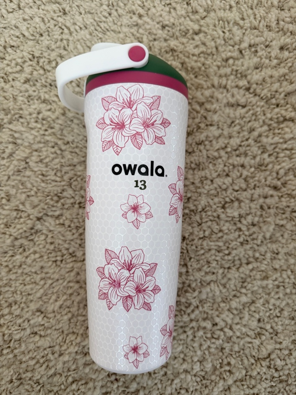 Owala 13 Azalea Golf Water Bottle -BNWOT - Picture 2 of 5